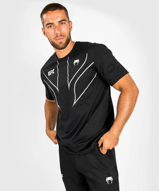 2025 summer new UFC fighting training T-shirt European size large size T-shirt work clothes quick-drying and breathable top
